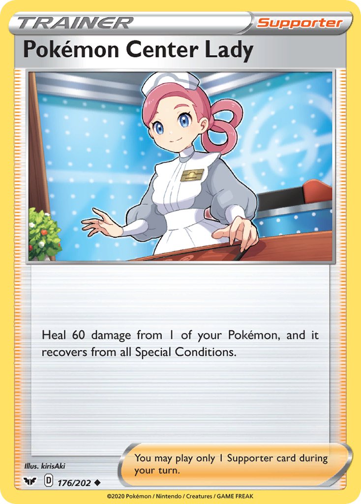 Pokemon Center Lady [Reverse Holo]